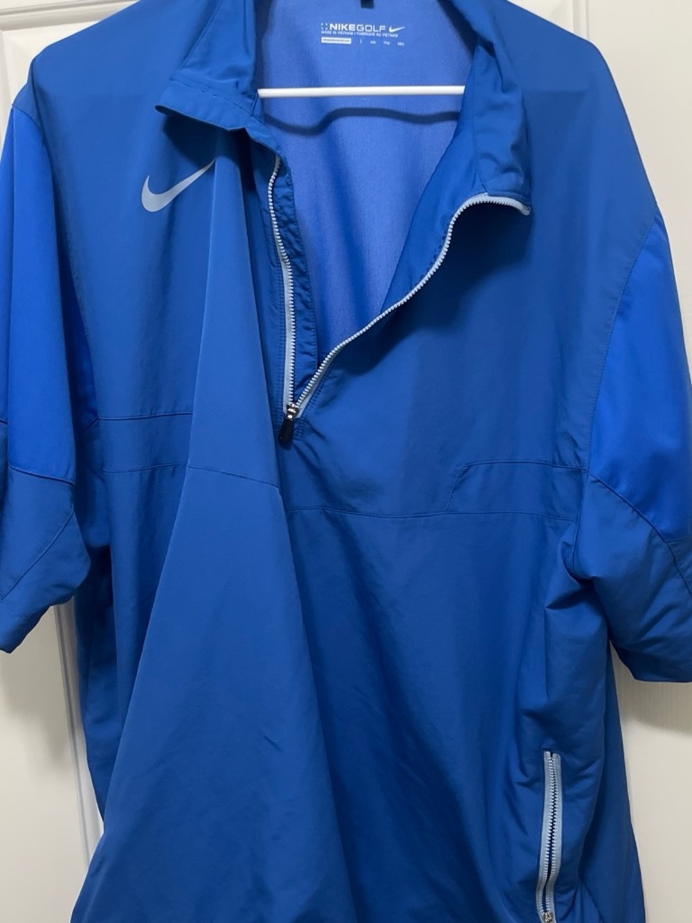 Nike Blue Lightweight Golf Shirt Jacket